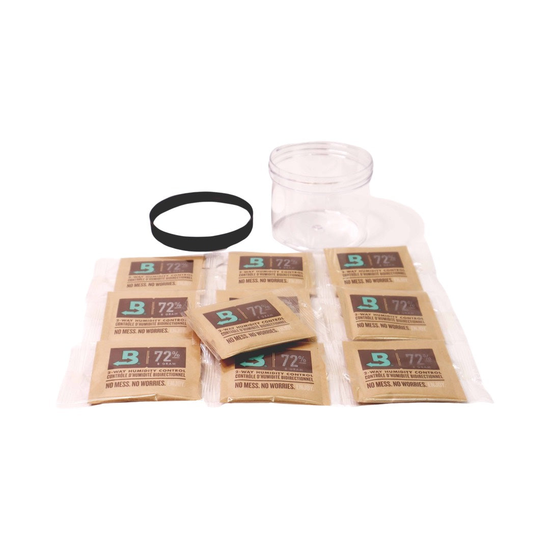 Boveda 8 Gram, 72% RH - BARREL OF BOVEDA, canny Gorilla, photo of humidity packs