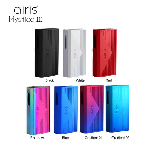 Airis Mystica III by Airistech, Mystic III in black, white, red, rainbow, blue, gradient 01, & gradient 02