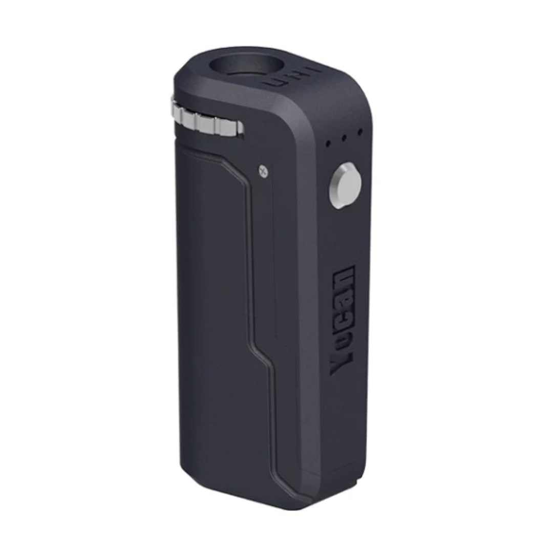 Yocan UNI Box Mod Vaporizer in Black and Silver - Versatile and Compact Vape Device