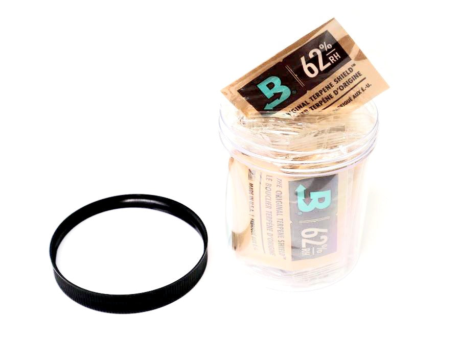 BARREL OF BOVEDA 62% RH Humidity Packs 8 Gram (PET Storage Jar)