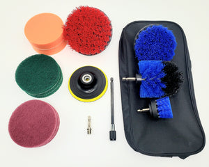 Chemical Guys Easy-to-Use Drill Brush Carpet & Upholstery Fabric Cleaning  Kit