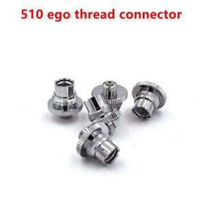 EGO 510 Thread Adapter five pack with the words 510 ego thread connector at the top of the page in red letters