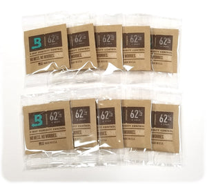 BOVEDA 62% RH Humidity Packs 4 Gram Size Individually Overwrapped